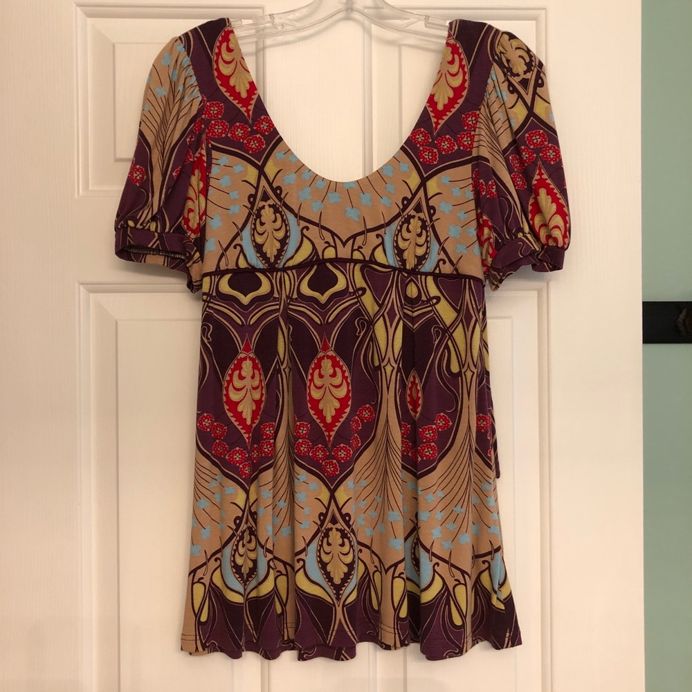 Jaloux knit top (like Anthropologie/ Free People)